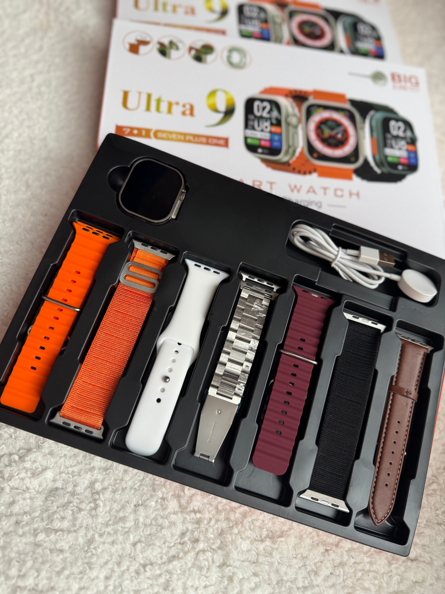 2025-Edition: i9™ Ultra+ Smartwatch - DAS ULTIMATIVE 7-IN-1 PAKET 🎁 (Jetzt 70% Rabatt – Sparen Sie 160€!)