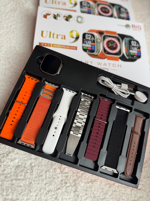 2025-Edition: i9™ Ultra+ Smartwatch - DAS ULTIMATIVE 7-IN-1 PAKET 🎁 (Jetzt 70% Rabatt – Sparen Sie 160€!)