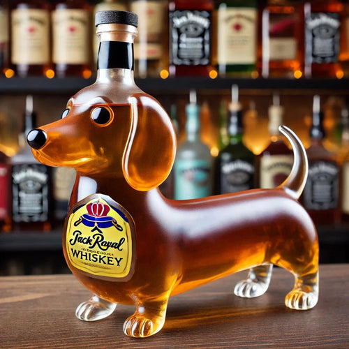 Whiskyflasche in Hundeform