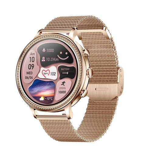 Watchily SmartLady, Verbundene Damenuhr (Anrufe, SMS, Sport und Gesundheit)
