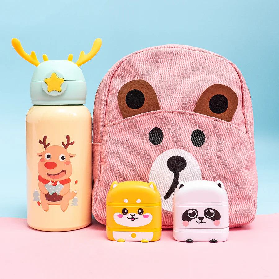 KidTimbro 2.0™ - Personalisierter Namensstempel - Weiße + schwarze Tinte (NEU)