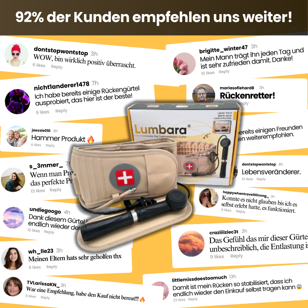 Lumbara® - Wohltuende Befreiung für Deinen Rücken